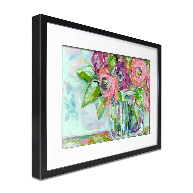 Blooms Framed Art Print Blooms Framed Art Print wall art product Estelle Grengs - Independent