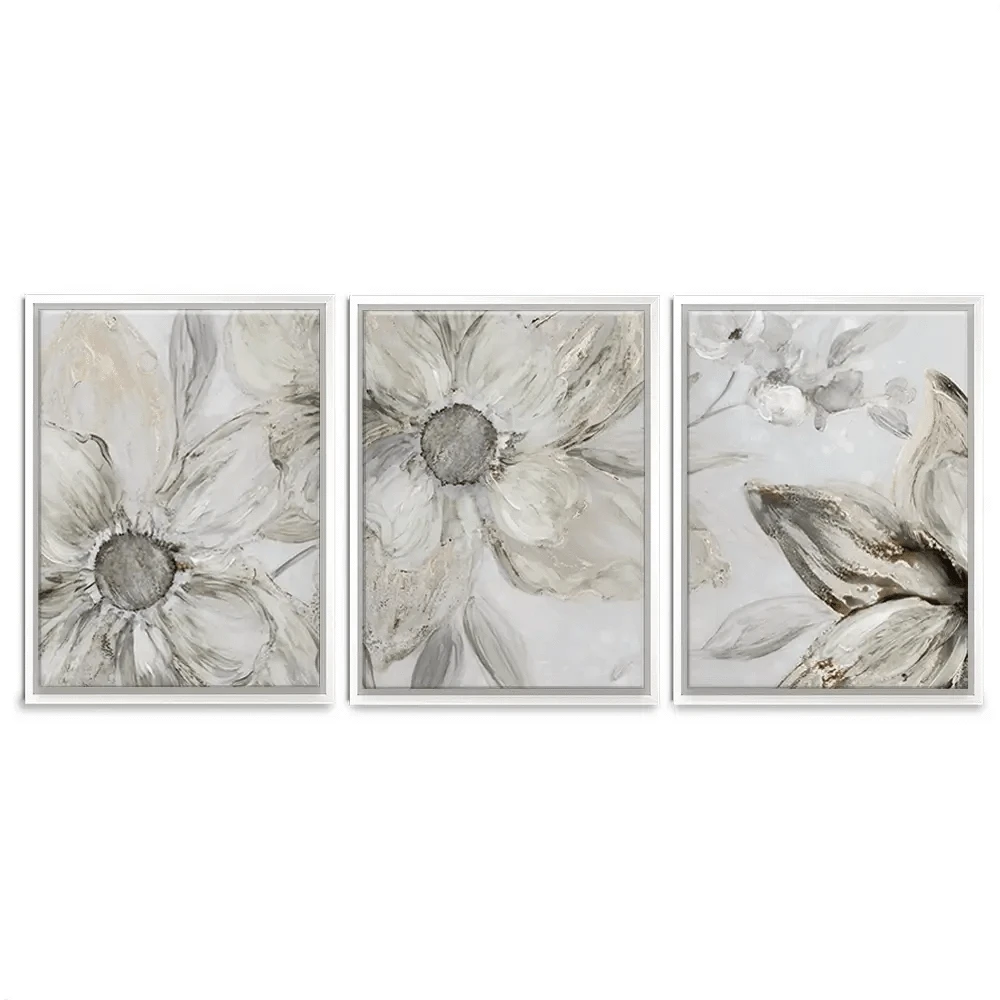Blossom Blush Trio Canvas Print Blossom Blush Trio Canvas Print wall art product Carol Robinson