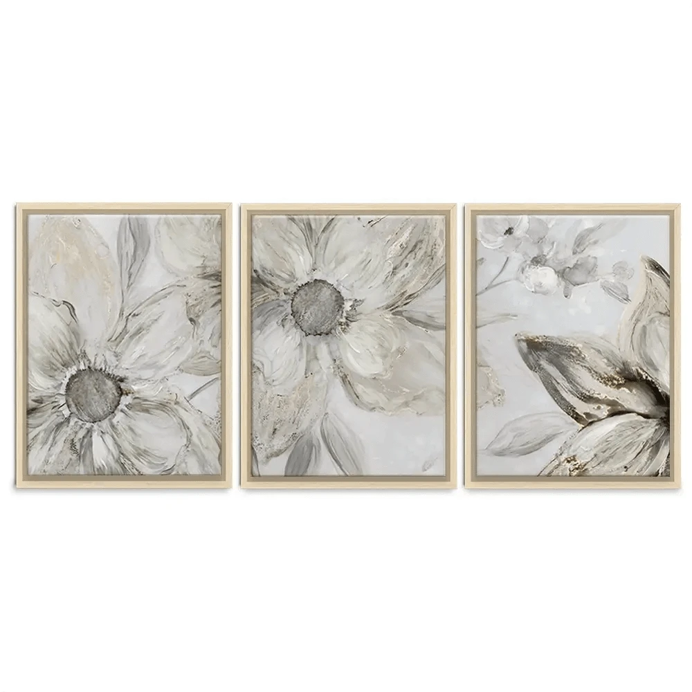 Blossom Blush Trio Canvas Print Blossom Blush Trio Canvas Print wall art product Carol Robinson