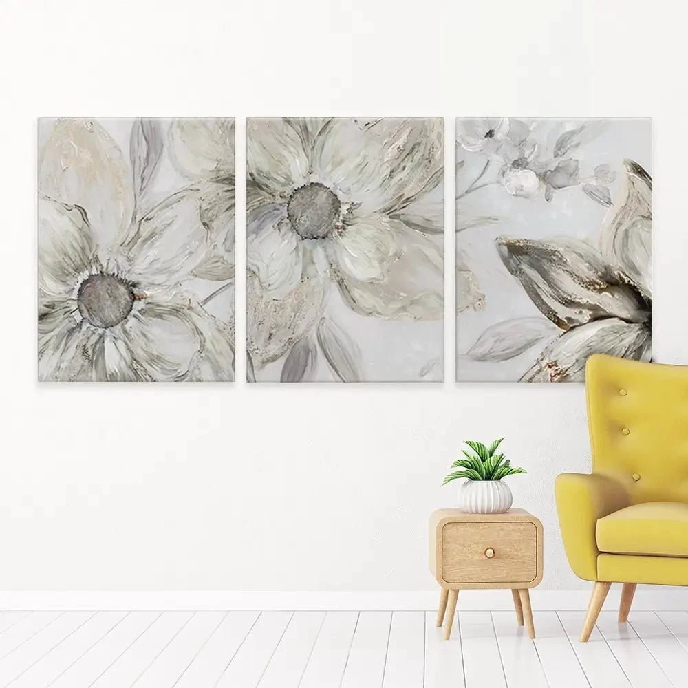 Blossom Blush Trio Canvas Print Blossom Blush Trio Canvas Print wall art product Carol Robinson