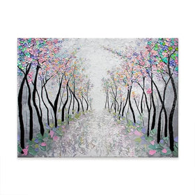 Blossoms In The Breeze Canvas Print Blossoms In The Breeze Canvas Print wall art product Nada Khatib
