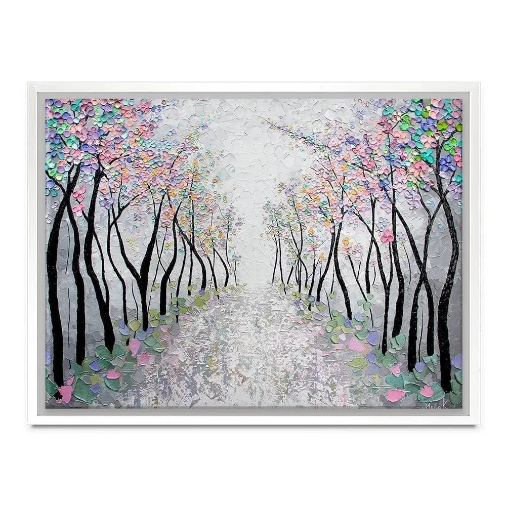 Blossoms In The Breeze Canvas Print Blossoms In The Breeze Canvas Print wall art product Nada Khatib