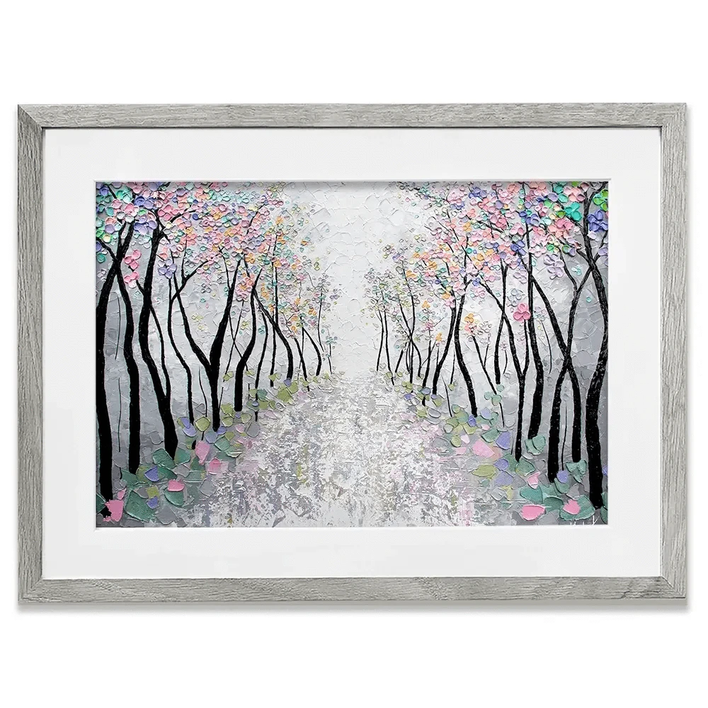 Blossoms In The Breeze Framed Art Print Blossoms In The Breeze Framed Art Print wall art product Nada Khatib
