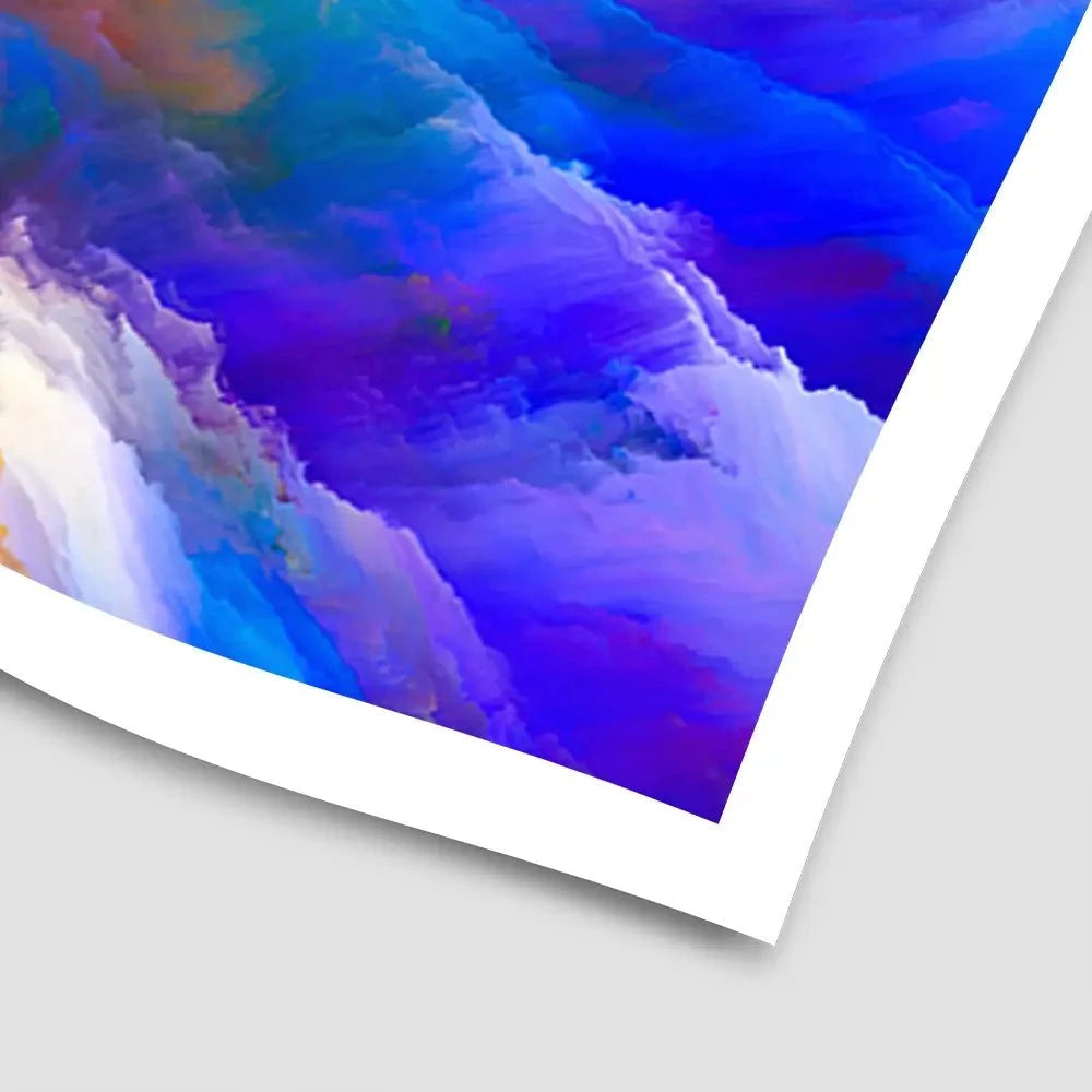 Blue Abstract Art Print Blue Abstract Art Print wall art product agsandrew / Shutterstock