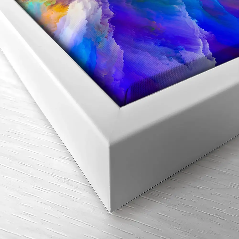 Blue Abstract Canvas Print Blue Abstract Canvas Print wall art product agsandrew / Shutterstock