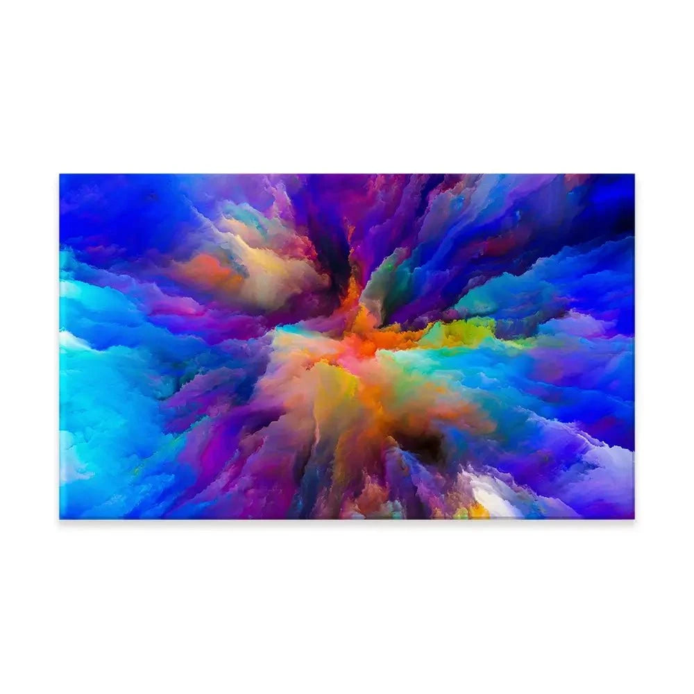 Blue Abstract Canvas Print Blue Abstract Canvas Print wall art product agsandrew / Shutterstock