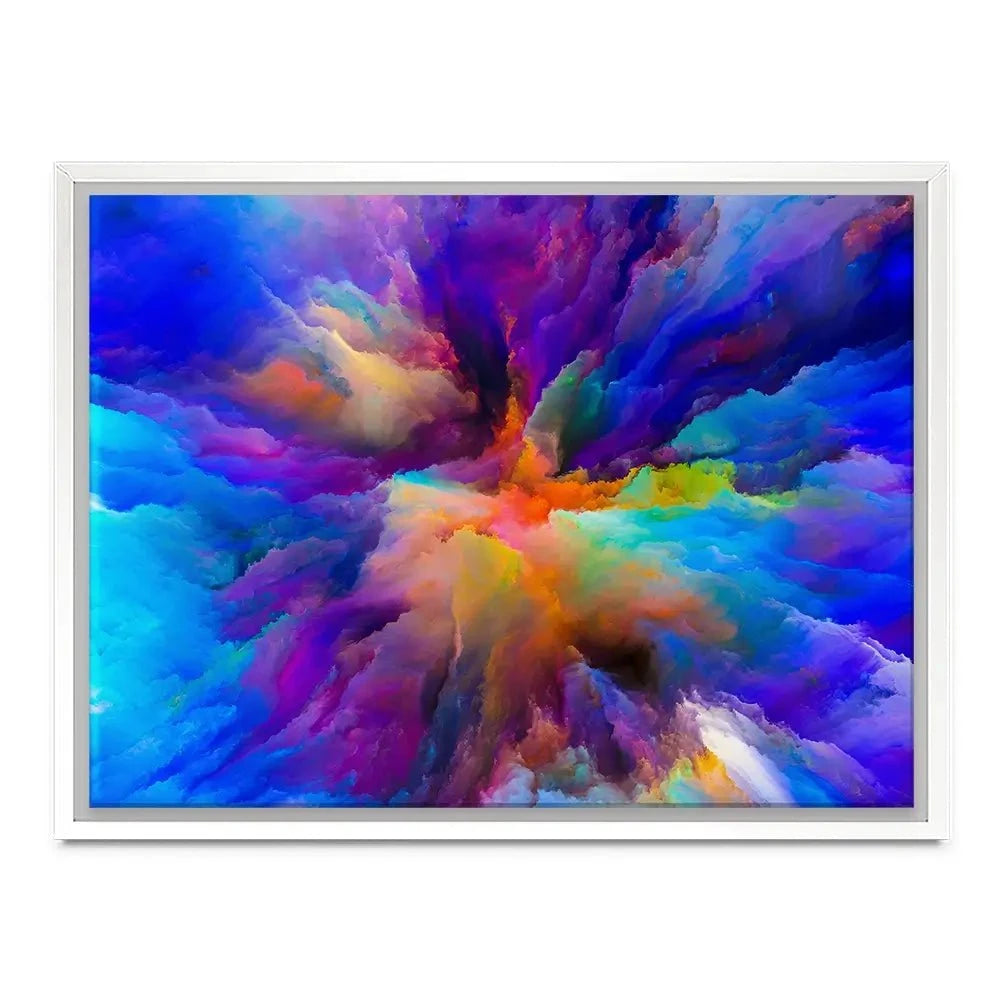 Blue Abstract Canvas Print Blue Abstract Canvas Print wall art product agsandrew / Shutterstock