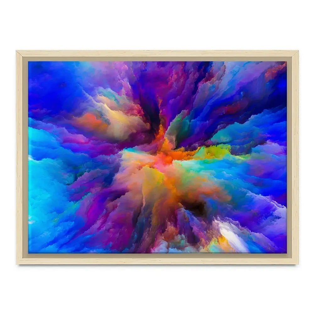 Blue Abstract Canvas Print Blue Abstract Canvas Print wall art product agsandrew / Shutterstock