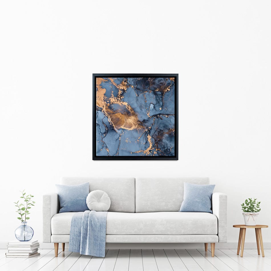 Blue And Bronze Square Canvas Print wall art product djero.adlibeshe yahoo.com / Shutterstock