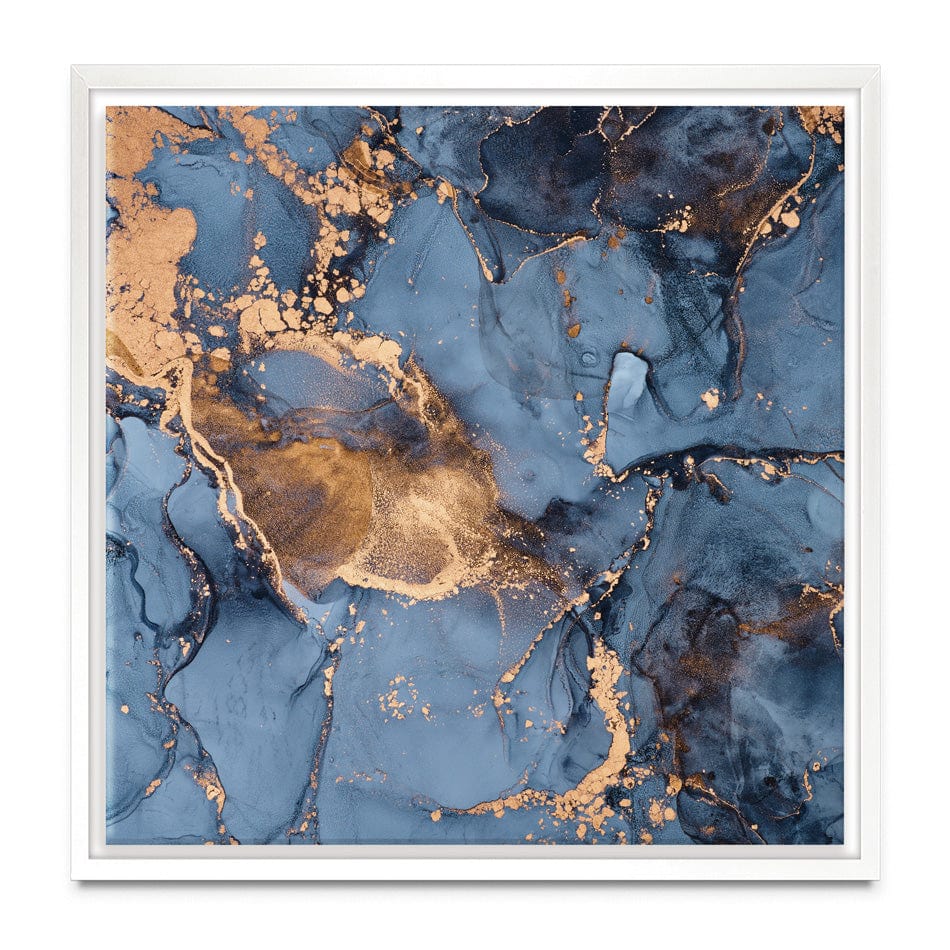 Blue And Bronze Square Canvas Print wall art product djero.adlibeshe yahoo.com / Shutterstock