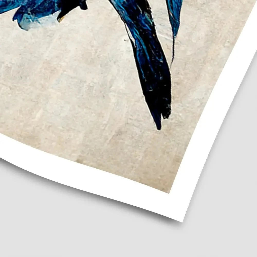 Blue Birds Art Print Blue Birds Art Print wall art product Treechild