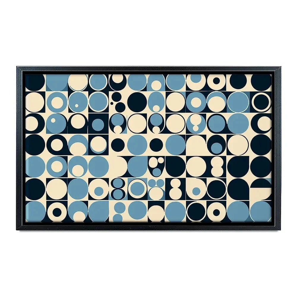 Blue Bubbles Canvas Print Blue Bubbles Canvas Print wall art product P & M Print Gallery
