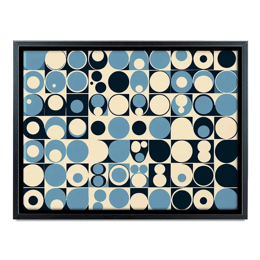 Blue Bubbles Canvas Print Blue Bubbles Canvas Print wall art product P & M Print Gallery