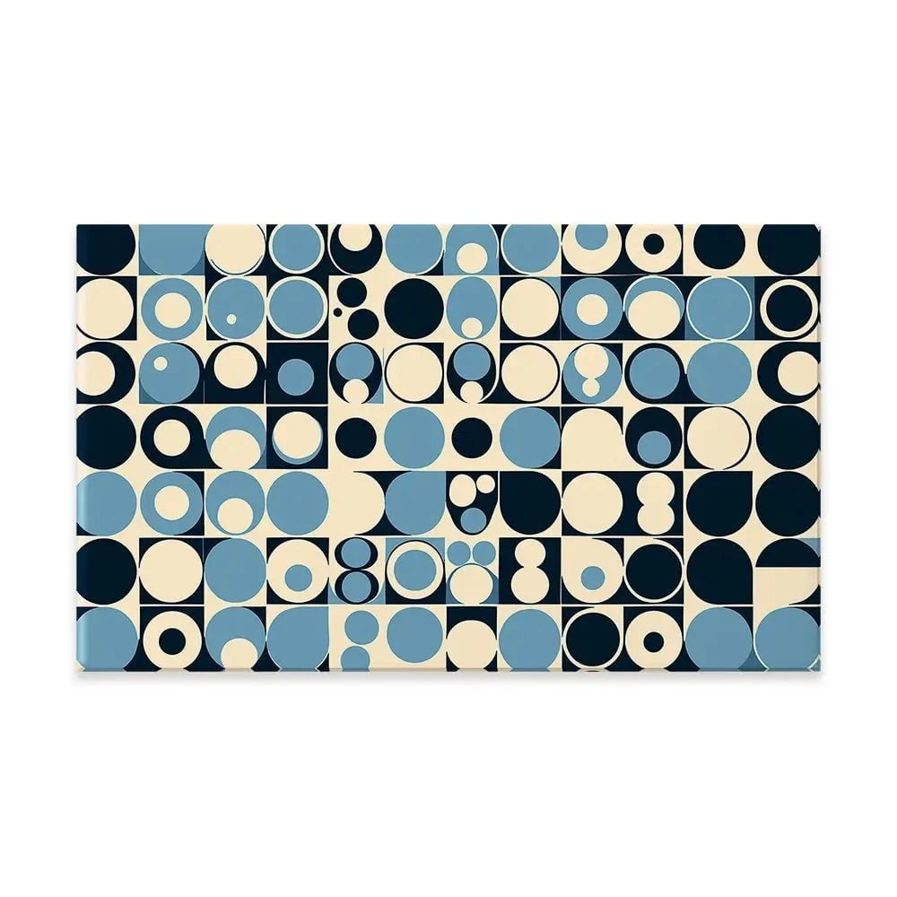 Blue Bubbles Canvas Print Blue Bubbles Canvas Print wall art product P & M Print Gallery