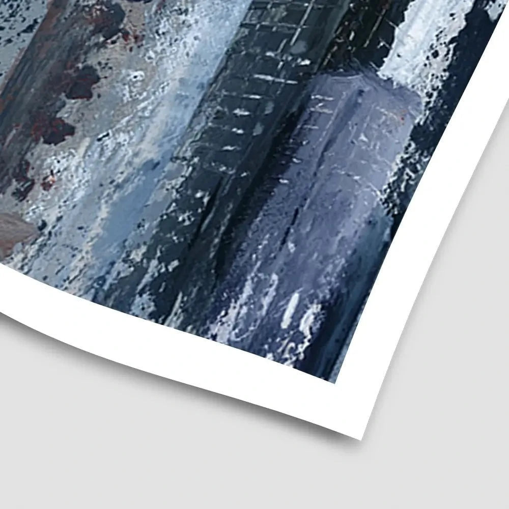 Blue City Mood Art Print Blue City Mood Art Print wall art product Carol Robinson