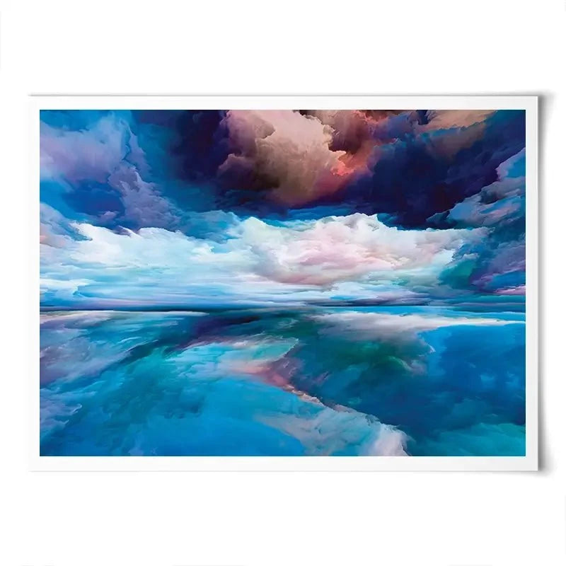 Blue Cloudscape Art Print Blue Cloudscape Art Print wall art product agsandrew / Shutterstock
