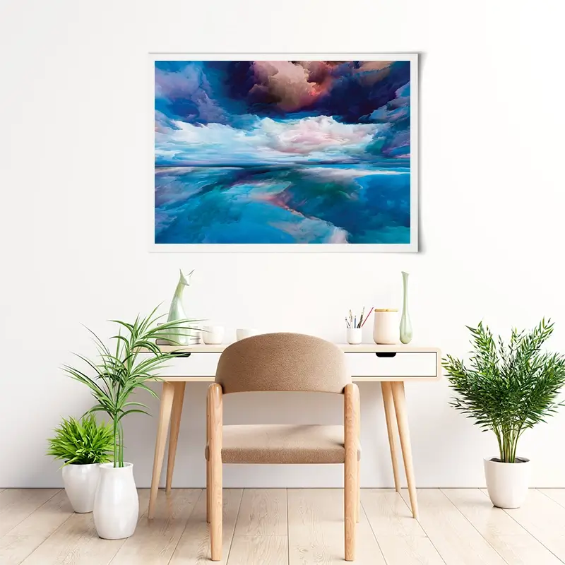 Blue Cloudscape Art Print Blue Cloudscape Art Print wall art product agsandrew / Shutterstock