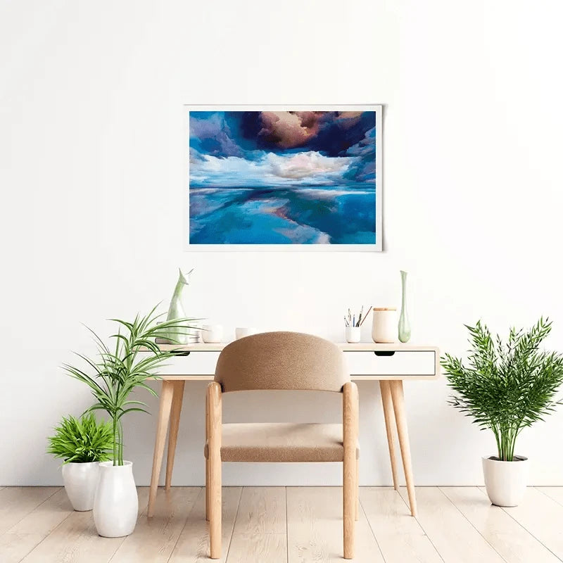 Blue Cloudscape Art Print Blue Cloudscape Art Print wall art product agsandrew / Shutterstock