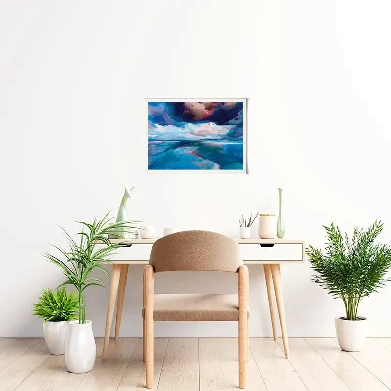 Blue Cloudscape Art Print Blue Cloudscape Art Print wall art product agsandrew / Shutterstock