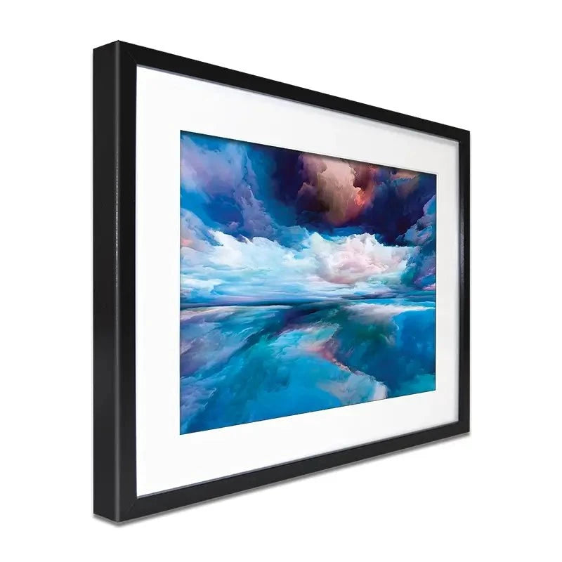 Blue Cloudscape Framed Art Print Blue Cloudscape Framed Art Print wall art product agsandrew / Shutterstock