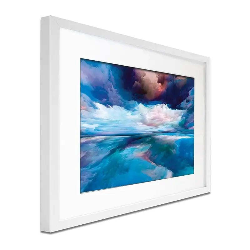 Blue Cloudscape Framed Art Print Blue Cloudscape Framed Art Print wall art product agsandrew / Shutterstock