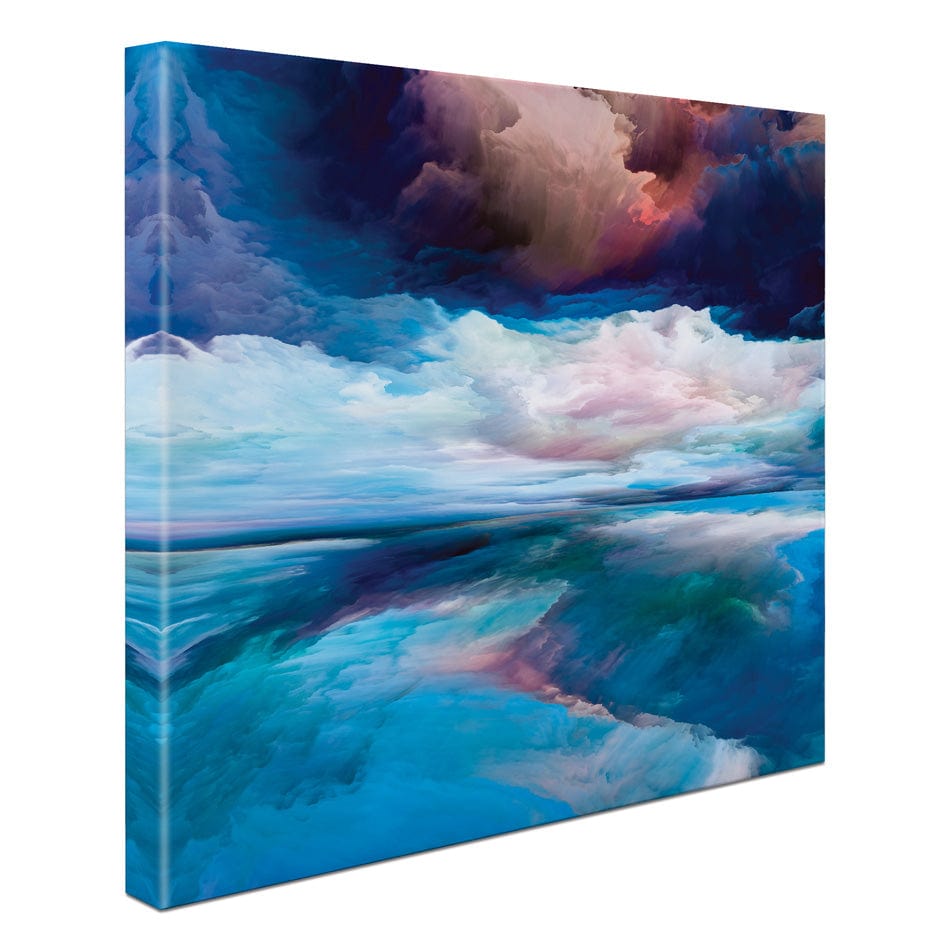 Blue Cloudscape Square Canvas Print wall art product agsandrew / Shutterstock