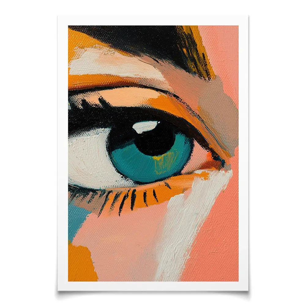 Blue Eyes Art Print Blue Eyes Art Print wall art product Treechild