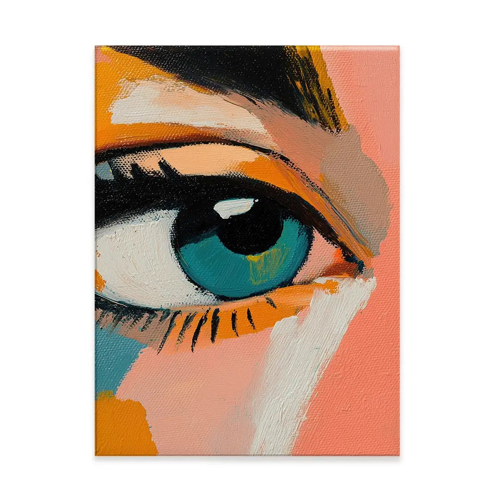 Blue Eyes Canvas Print Blue Eyes Canvas Print wall art product Treechild