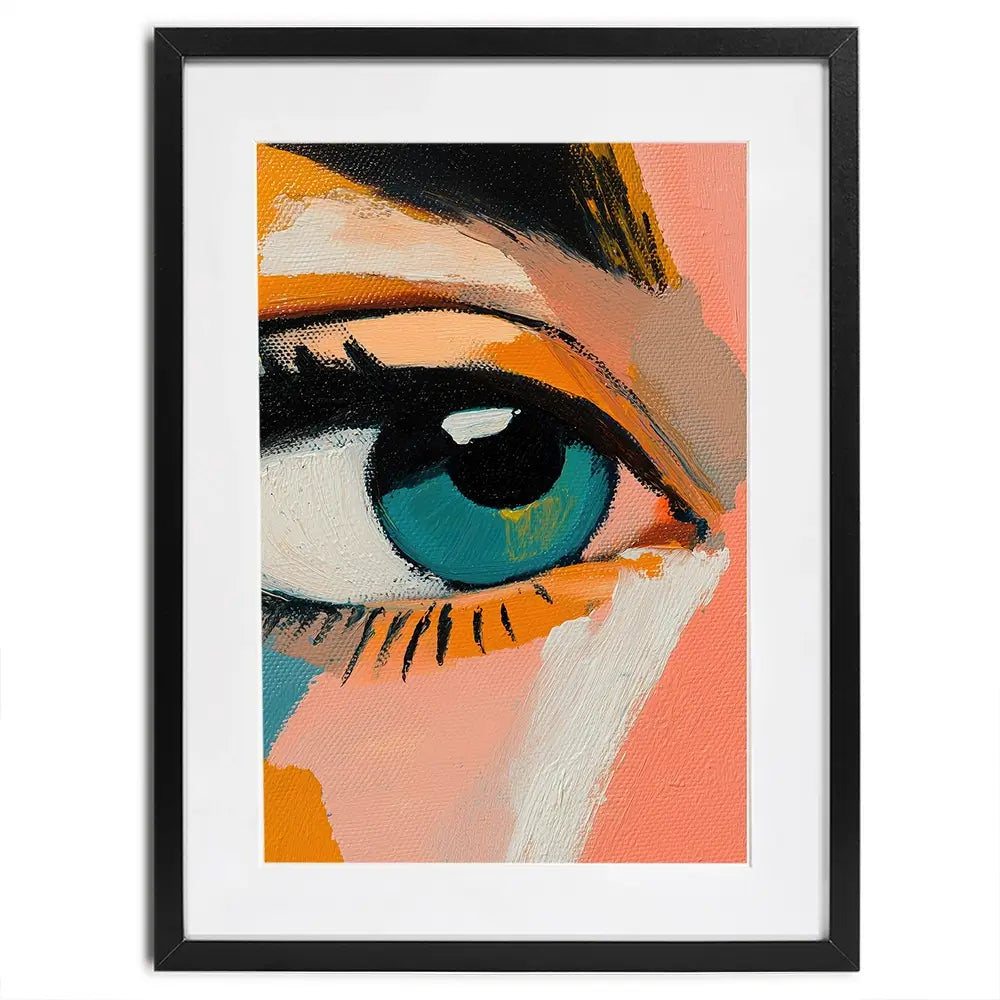 Blue Eyes Framed Art Print Blue Eyes Framed Art Print wall art product Treechild