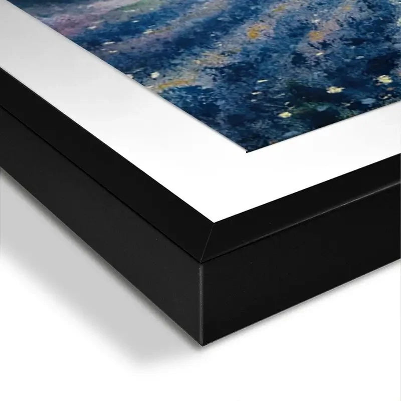 Blue Fields Framed Art Print Blue Fields Framed Art Print wall art product Violeta Allaberdieva