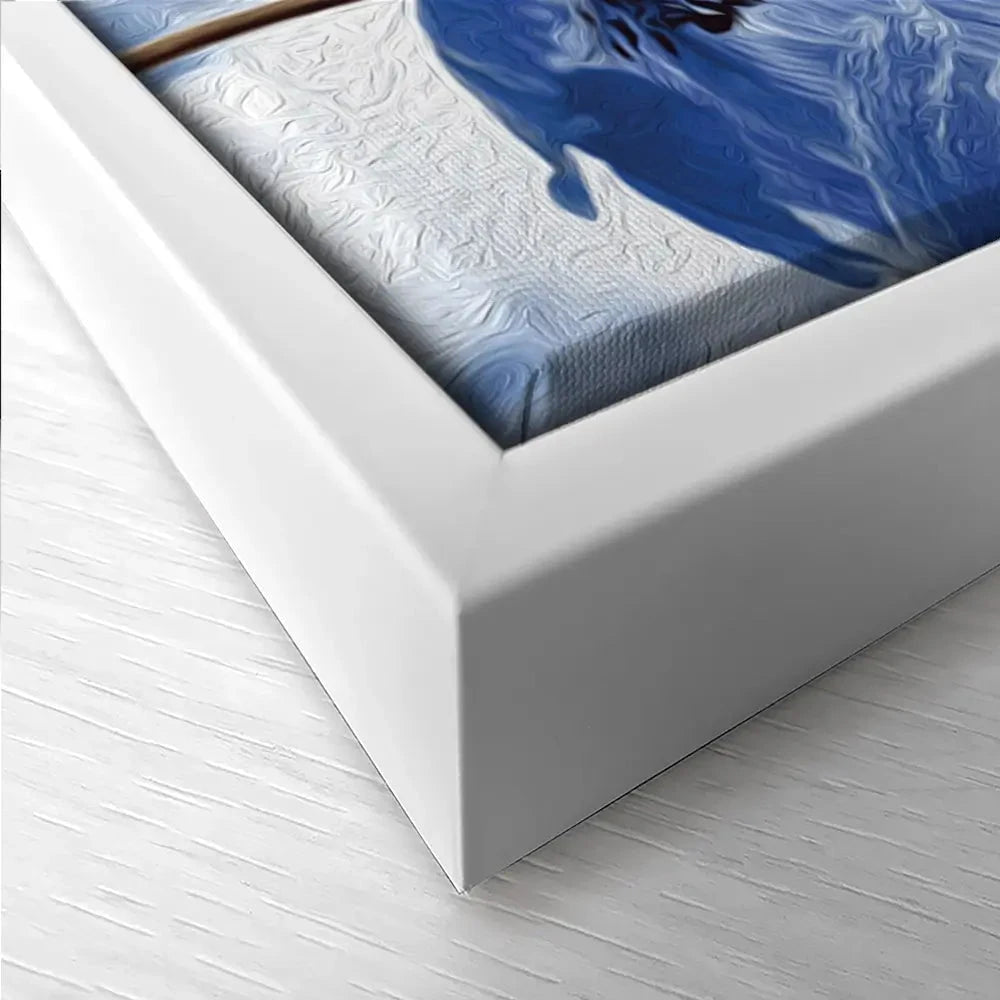 Blue Flowers Trio Canvas Print Blue Flowers Trio Canvas Print wall art product Creative Idea / Shutterstock