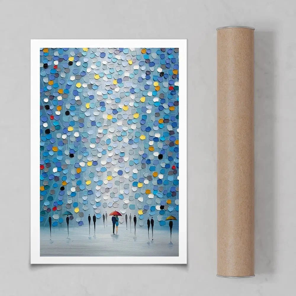 Blue Heaven Art Print Blue Heaven Art Print wall art product Ekaterina Ermilkina