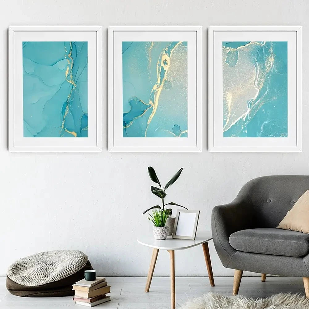 Blue Marble Framed Art Print Trio Blue Marble Framed Art Print Trio wall art product djero.adlibeshe yahoo.com / Shutterstock