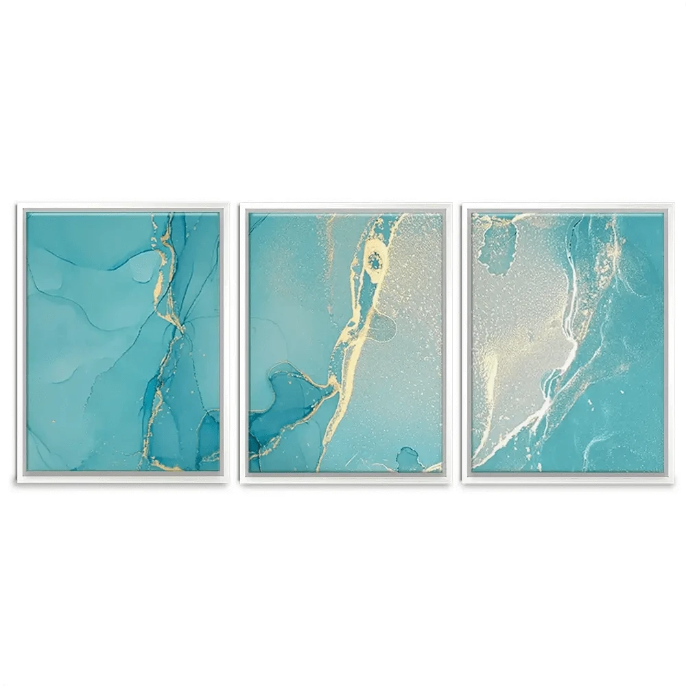 Blue Marble Trio Canvas Print Blue Marble Trio Canvas Print wall art product djero.adlibeshe yahoo.com / Shutterstock