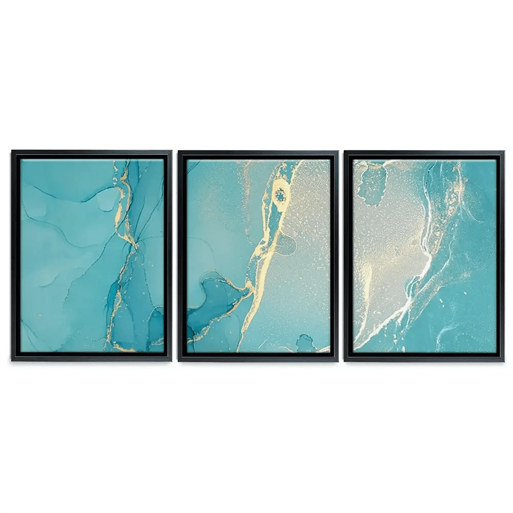 Blue Marble Trio Canvas Print Blue Marble Trio Canvas Print wall art product djero.adlibeshe yahoo.com / Shutterstock