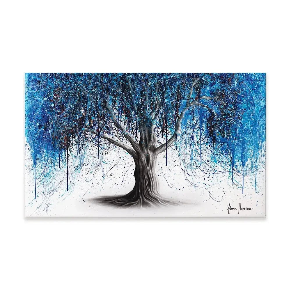 Blue Midnight Tree Canvas Print Blue Midnight Tree Canvas Print wall art product Ashvin Harrison
