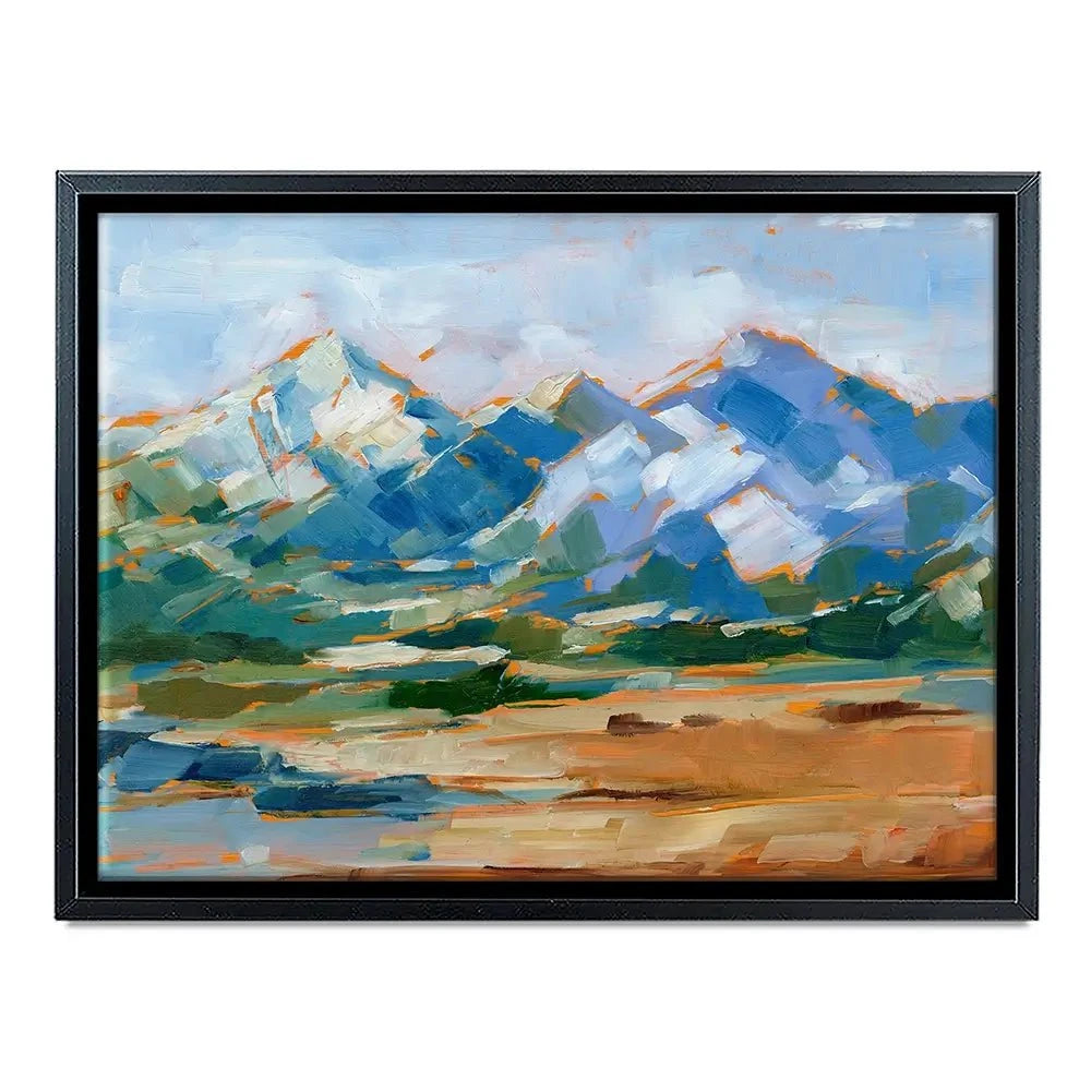 Blue Mountain Peaks Canvas Print Blue Mountain Peaks Canvas Print wall art product Ethan Harper