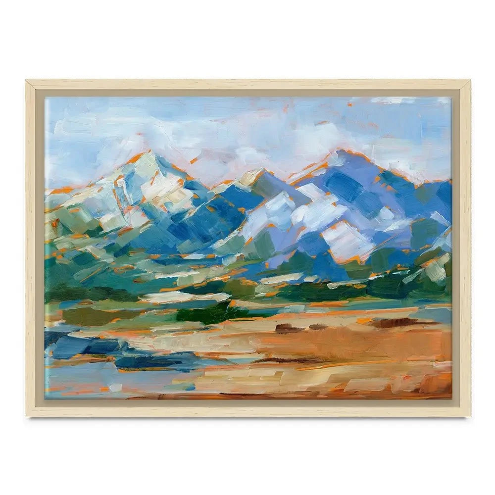 Blue Mountain Peaks Canvas Print Blue Mountain Peaks Canvas Print wall art product Ethan Harper