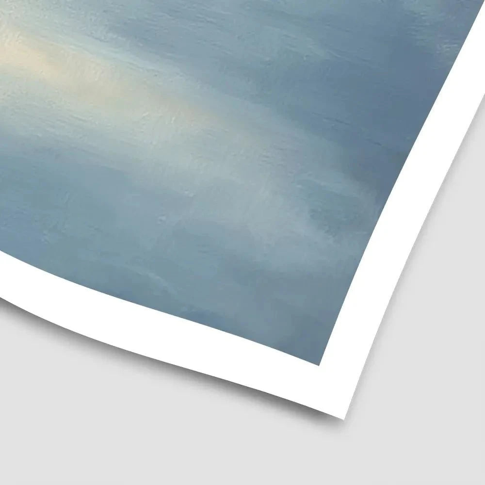 Blue Mountains Misty Morning Art Print Blue Mountains Misty Morning Art Print wall art product Gina Kelly - Independent