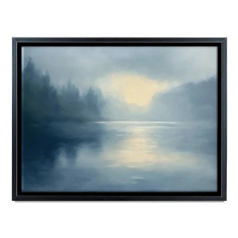 Blue Mountains Misty Morning Canvas Print Blue Mountains Misty Morning Canvas Print wall art product Gina Kelly - Independent