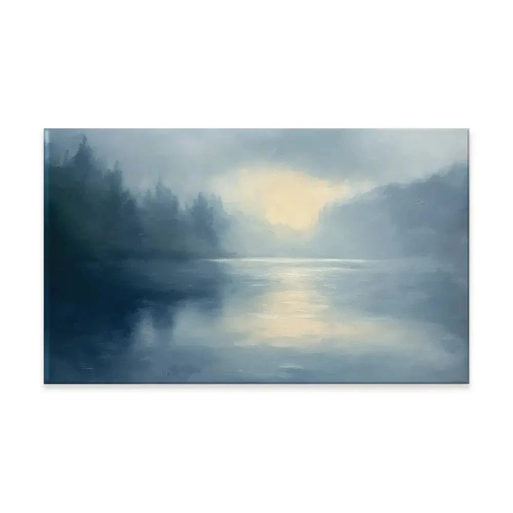 Blue Mountains Misty Morning Canvas Print Blue Mountains Misty Morning Canvas Print wall art product Gina Kelly - Independent
