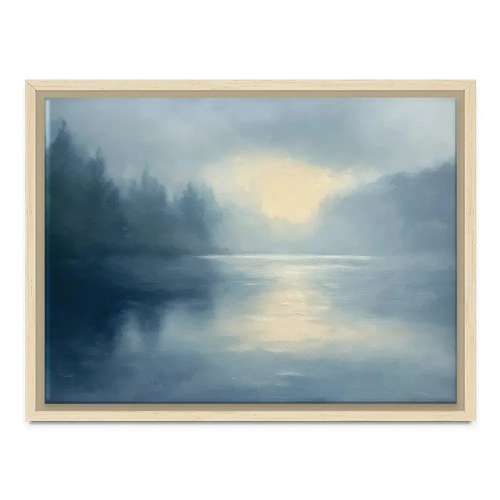 Blue Mountains Misty Morning Canvas Print Blue Mountains Misty Morning Canvas Print wall art product Gina Kelly - Independent