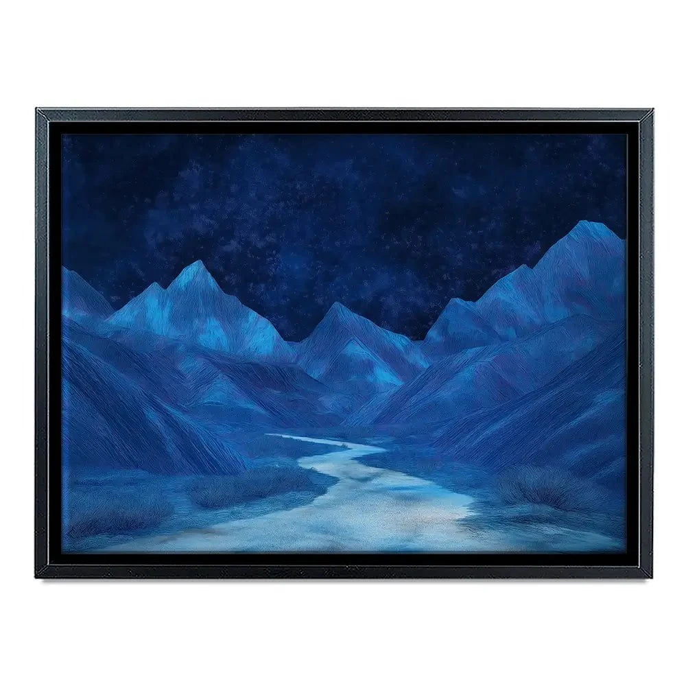 Blue Mountains Night Sky Canvas Print Blue Mountains Night Sky Canvas Print wall art product Gina Kelly - Independent