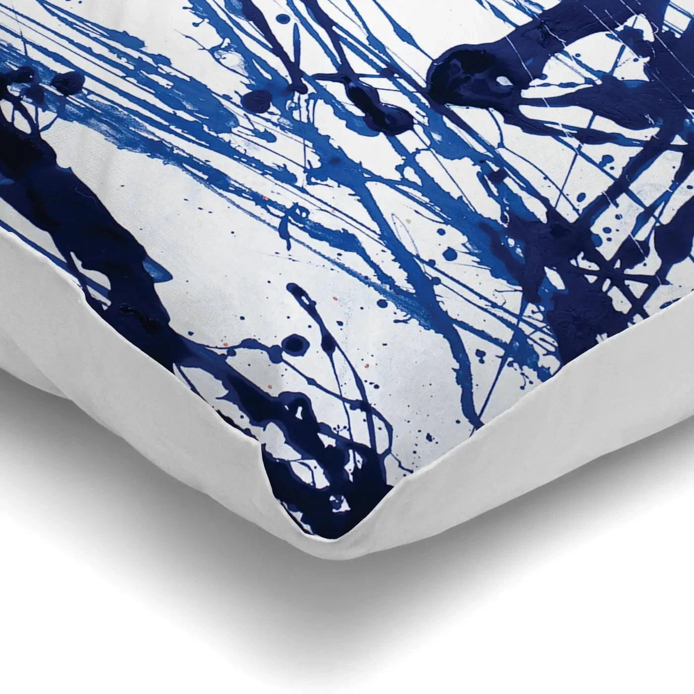 Blue Paint Spatter Cushion Blue Paint Spatter Cushion wall art product Nataliya Sdobnikova / Shutterstock
