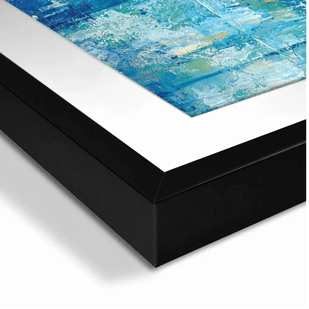 Blue Reflection Framed Art Print Trio Blue Reflection Framed Art Print Trio wall art product Tim O'Toole