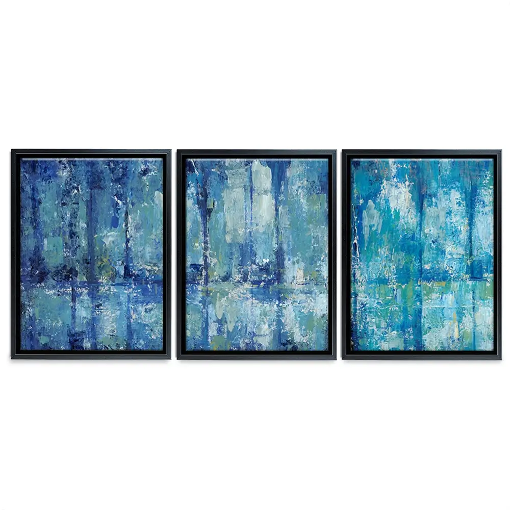 Blue Reflection Trio Canvas Print Blue Reflection Trio Canvas Print wall art product Tim O'Toole