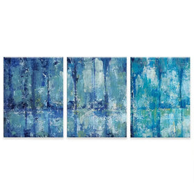 Blue Reflection Trio Canvas Print Blue Reflection Trio Canvas Print wall art product Tim O'Toole