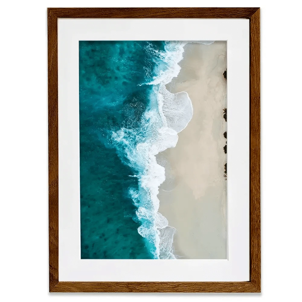 Blue Sea Framed Art Print Blue Sea Framed Art Print wall art product Treechild