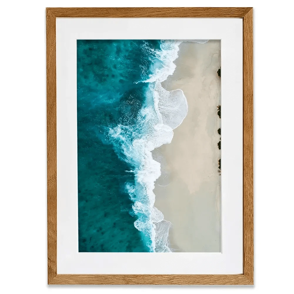 Blue Sea Framed Art Print Blue Sea Framed Art Print wall art product Treechild