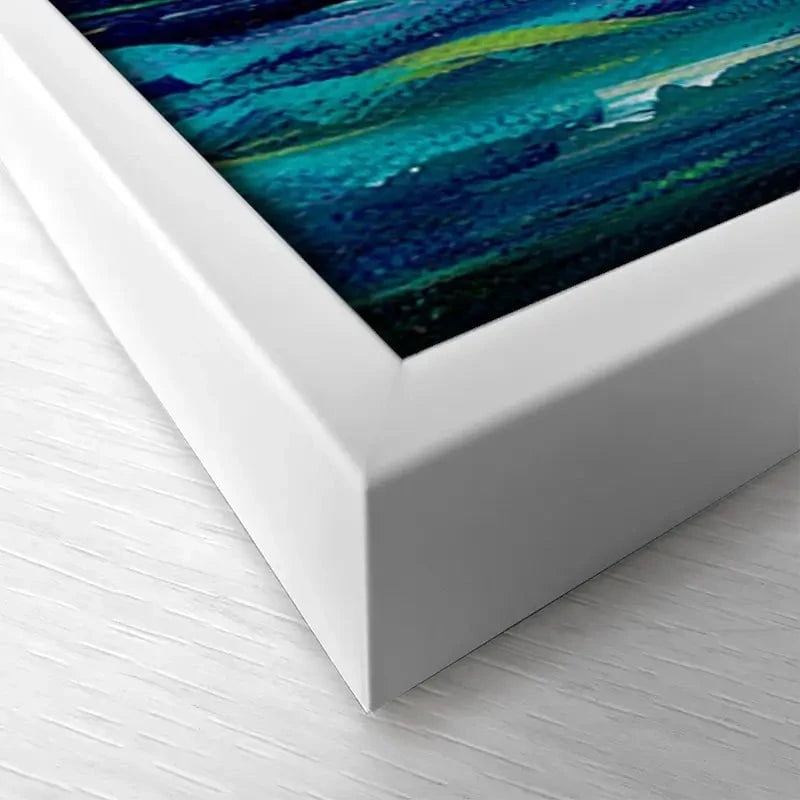 Blue Seas Canvas Print Blue Seas Canvas Print wall art product Estelle Grengs - Independent